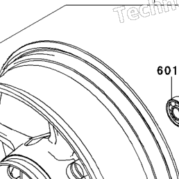 2010 Kawasaki Z1000 (ZR1000DAF) Rear Wheel/Chain | Babbitts