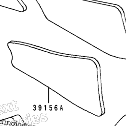 1993 Kawasaki NINJA ZX-7R (ZX750-M1) Side Covers/Chain Cover