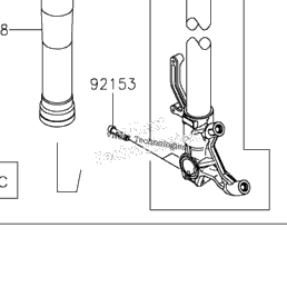 2021 Kawasaki Ninja ZX-6R (US) (ZX636HMFAN) Front Fork | Babbitts