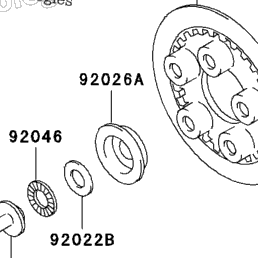 1994 Kawasaki NINJA ZX-11 (ZX1100-D2) Clutch | Babbitts Kawasaki