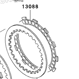 1993 Kawasaki NINJA ZX-11 (ZX1100-D1) Clutch | Powersport Parts