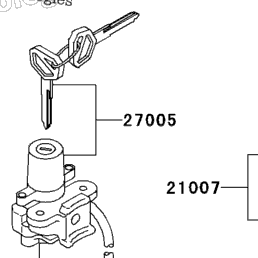 2000 Kawasaki NINJA ZX-6R (ZX600-J1) Ignition Switch/Locks