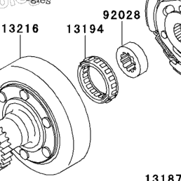 Hoàng Vũ 1995 Kawasaki BAYOU 220 (KLF220-A8) Clutch | Babbitts Kawasaki