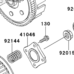 1995 Kawasaki BAYOU 220 (KLF220-A8) Clutch | Babbitts Kawasaki