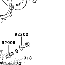 1995 Kawasaki BAYOU 220 (KLF220-A8) Clutch | Babbitts Kawasaki