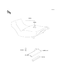 2000 Kawasaki NINJA ZX-11 (ZX1100-D8) Seat | Babbitts Polaris