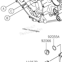 2024 Kawasaki Ninja 500 (EX500GRFAL) Engine Cover(S) | Babbitts