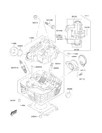2005 Kawasaki KLX125L (KLX125-B3) Cylinder Head | Babbitts