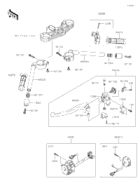 パーツ kabikabi16 2016 Kawasaki NINJA ZX-6R ABS (ZX636FGF) Handlebar | Babbitts