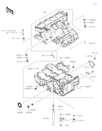 2023 Kawasaki Ninja ZX-14R ABS SE (ZX1400JPFNN) Crankcase