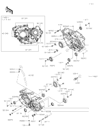 2020 Kawasaki KX450 (KX450JLF) Crankcase | Babbitts Kawasaki Parts