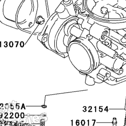 2005 Kawasaki KFX400 (KSF400-A3) Carburetor (A3) | Babbitts
