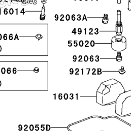 鉄線唐草図　K-039-4BR3 2005 Kawasaki KFX400 (KSF400-A3) Carburetor (A3) | Babbitts