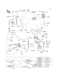2003 Kawasaki ZZR600 (ZX600-E11) Fuel Tank | Babbitts Kawasaki