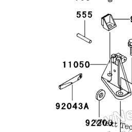 1998 Kawasaki JET SKI 750 SXI PRO (JS750-C1) Handle Pole