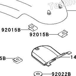 1998 Kawasaki JET SKI 750 SXI PRO (JS750-C1) Handle Pole