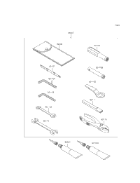 2014 Kawasaki NINJA ZX-14R (ZX1400EEFA) Owner's Tools