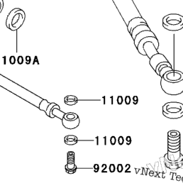 1993 Kawasaki NINJA ZX-11 (ZX1100-D1) Oil Cooler | Babbitts