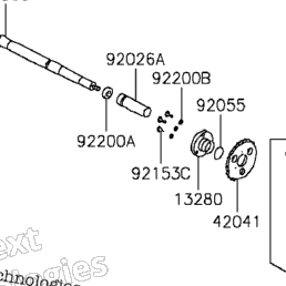 2014 Kawasaki KFX90 (KSF90AEF) Rear Hub | Babbitts Kawasaki Parts