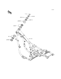 1993 Kawasaki VULCAN 500 (EN500-A4) Frame | Babbitts