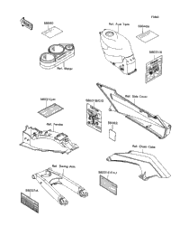 1991 Kawasaki ZX-11 (ZX1100-C2) Label | Xtreme Powersports