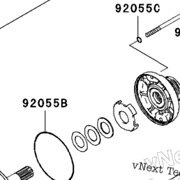 2008 Kawasaki NINJA ZX-10R (ZX1000E8F) Starter Motor | Babbitts