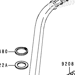 1993 Kawasaki KDX200 (KDX200-E5) Kickstarter Mechanism | Babbitts
