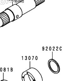 1993 Kawasaki KDX200 (KDX200-E5) Kickstarter Mechanism | Babbitts