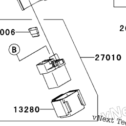 2006 Kawasaki NINJA ZX-10R (ZX1000D6F) Starter Motor | Babbitts