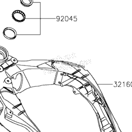 2020 Kawasaki Ninja 1000SX (ZX1002KLF) Frame | Babbitts Kawasaki