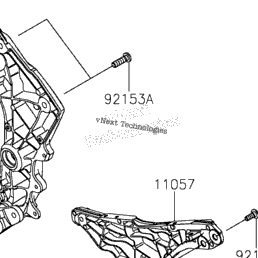 2020 Kawasaki Ninja 1000SX (ZX1002KLF) Frame | Babbitts Kawasaki