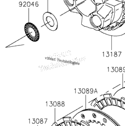 2022 Kawasaki Z900 ABS (ZR900FNFNN) Clutch | Babbitts Kawasaki