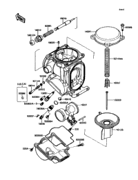 1990 Kawasaki NINJA ZX-7 (ZX750-H2) Carburetor Parts | Babbitts