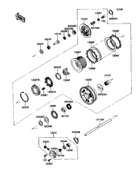 1991 Kawasaki ZX-11 (ZX1100-C2) Clutch | Babbitts Kawasaki