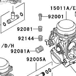 1998 Kawasaki NINJA ZX-9R (ZX900-C1) Carburetor | Babbitts