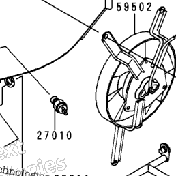 1999 Kawasaki NINJA ZX-6R (ZX600-G2) Radiator | Babbitts Kawasaki