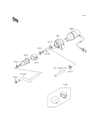 1995 Kawasaki NINJA ZX-6R (ZX600-F1) Fuel Pump | Babbitts Kawasaki