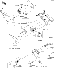 2011 Kawasaki NINJA ZX-6R (ZX600RBF) Turn Signals | Babbitts