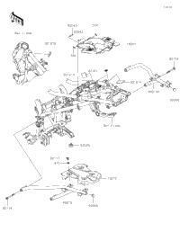 2021 Kawasaki Versys-X 300 ABS (KLE300CMFAN) Frame Fittings