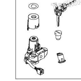 2012 Kawasaki NINJA 1000 (ZX1000GCF) Ignition Switch/Locks