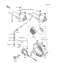 1995 Kawasaki NINJA 600R (ZX600-C8) Ignition System