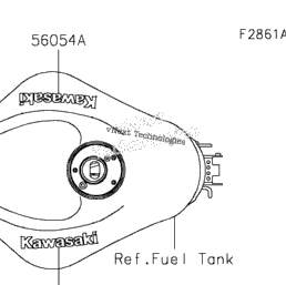 2024 Kawasaki Ninja ZX-6R (US) (ZX636KRFAL) Decals(Black