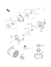 1994 Kawasaki NINJA ZX-6 (ZX600-E2) Oil Pump/Oil Filter | Babbitts