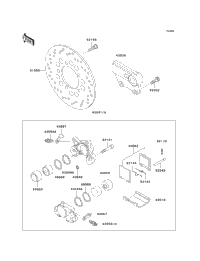2002 Kawasaki NINJA ZX-7R (ZX750-P7) Rear Brake | Babbitts