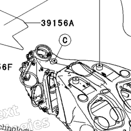 2006 Kawasaki NINJA ZX-14 (ZX1400A6F) Fuel Tank | Babbitts
