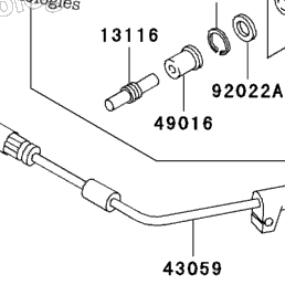 1997 Kawasaki NINJA ZX-11 (ZX1100-D5) Clutch Master Cylinder