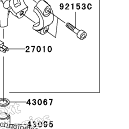2005 Kawasaki NINJA ZX-6R (ZX636-C1) Front Master Cylinder