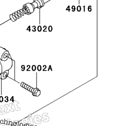 2013 Kawasaki NINJA 300 (EX300ADFA) Front Master Cylinder