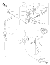 Masterページ Master Cylinder Repair Kit for 1984-1985 Kawasaki ZX 750 E