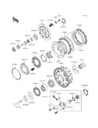 1996 Kawasaki GPZ1100 ABS (ZX1100-F1) Clutch | Babbitts Kawasaki